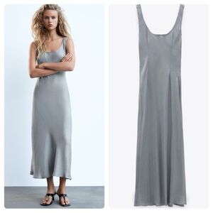 Zara Midi Camisole Slip Dress